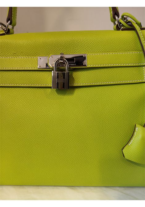 Hermès Kelly 28 vert kiwi candy collection epsom leather Hermes Pre-Owned | KELLY 28VERDE KIWI 2011