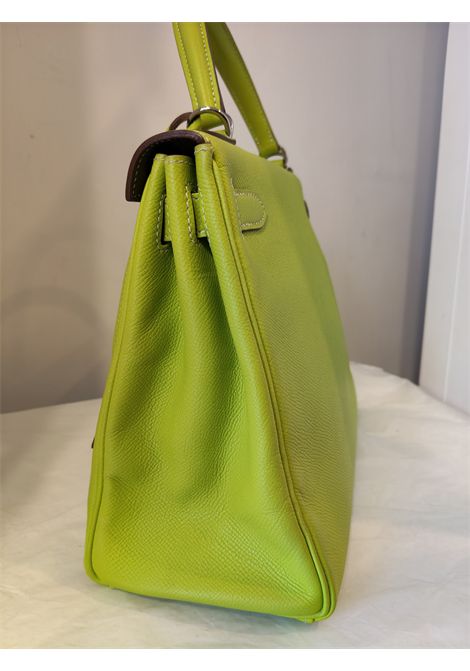 Hermès Kelly 28 vert kiwi candy collection epsom leather Hermes Pre-Owned | KELLY 28VERDE KIWI 2011