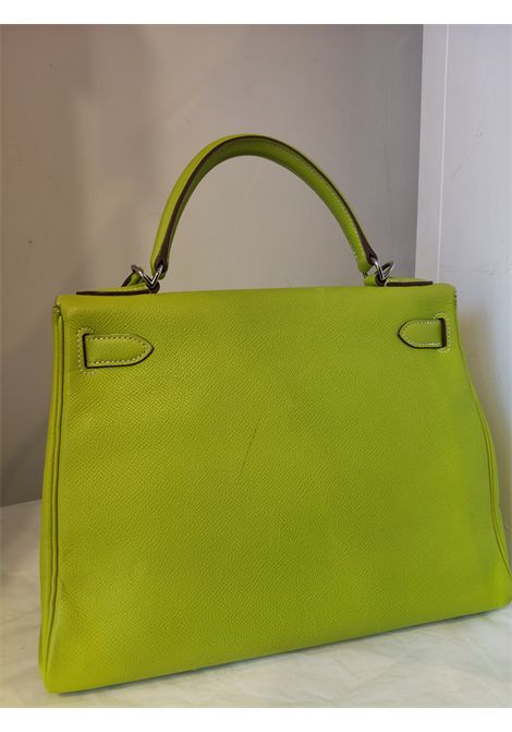 Hermès Kelly 28 vert kiwi candy collection epsom leather Hermes Pre-Owned | KELLY 28VERDE KIWI 2011