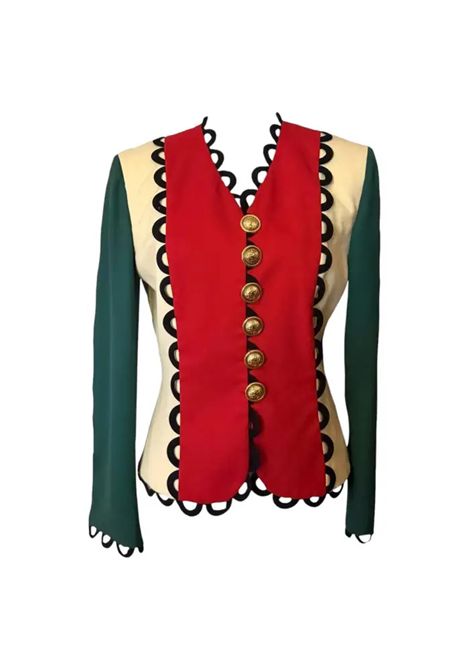  Moschino Pre-Owned | BANDIERA ITALIAMULTI