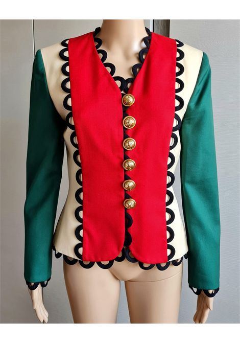  Moschino Pre-Owned | BANDIERA ITALIAMULTI