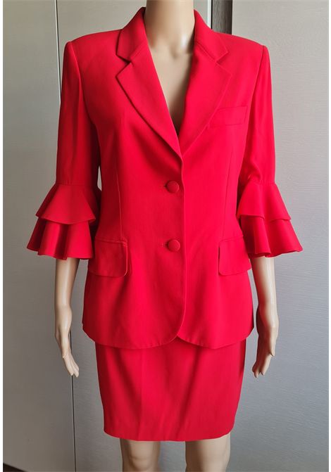  Moschino Pre-Owned | COMPLETO ROSSOROSSO VOLANT