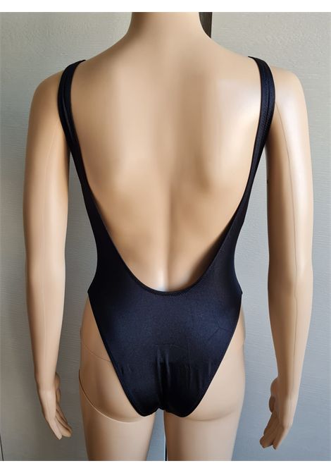 Moschino Sea Sun Sex black beachwear in size L Moschino Pre-Owned | COSTUME VINTAGENERO