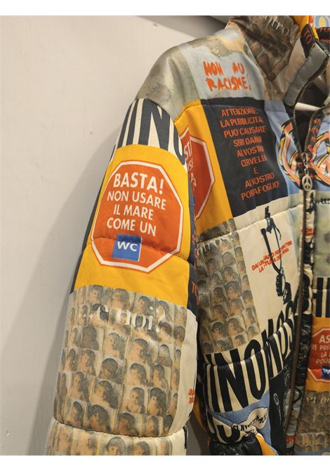 1990s Moschino jeans No to Racism Bomber Jacket size 42 Moschino Pre-Owned | NO TO RACISM BOMBERMULTI