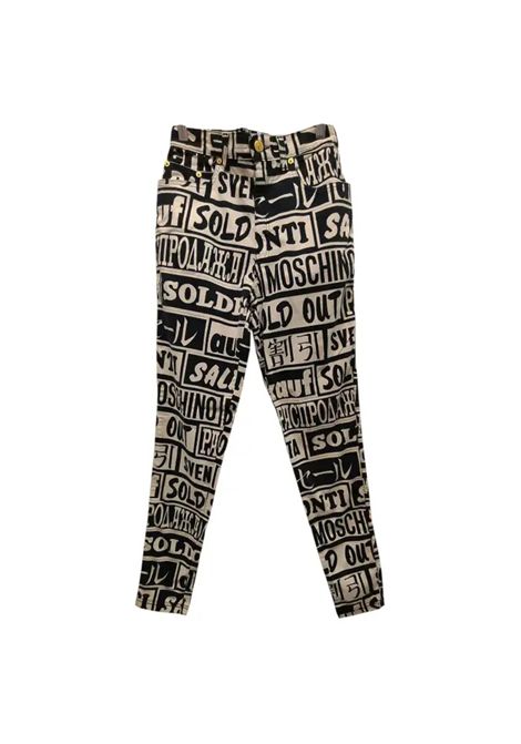 1990s Moschino Sales Black and white pants in size 42 it Moschino Pre-Owned | PANT SALESBIANCO NERO
