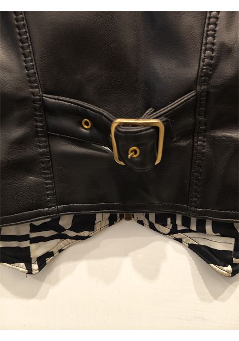 1990s Moschino black eco leather gold tone hardware Sales, sold out vest Moschino Pre-Owned | PELLENERO SOLD OUT