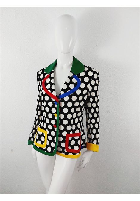 Moschino 1990s Cheap & Chic Vintage Polka Dot Blazer Jacket Moschino Pre-Owned | POIS LA TATALA TATA
