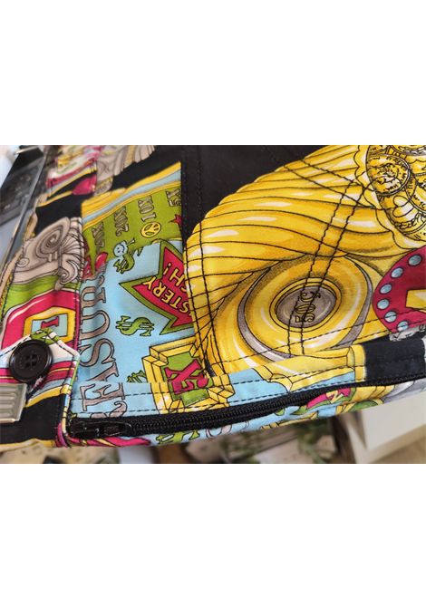 1990s Moschino Casinò slot collection multicoloured cotton skirt Moschino Pre-Owned | SLOT MACHINEBIANCO NERO