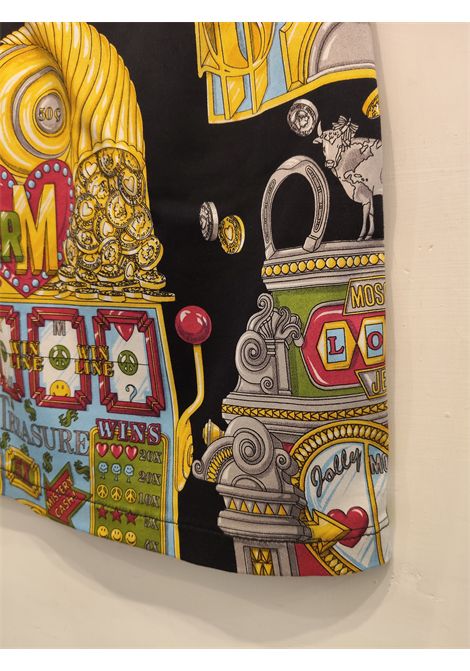 1990s Moschino Casinò slot collection multicoloured cotton skirt Moschino Pre-Owned | SLOT MACHINEBIANCO NERO