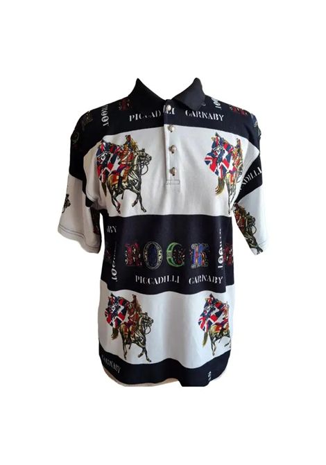 1990s Versace Piccadilly rock polo shirt size S Versace Pre-Owned | PICCADILLY POLOMULTI