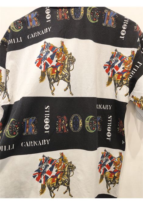 1990s Versace Piccadilly rock polo shirt size S Versace Pre-Owned | PICCADILLY POLOMULTI
