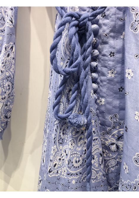 ZimmermannCornflower Paisley Violet Button Up Mini Dresssize L zimmermann | LILLA VIOLAABITO