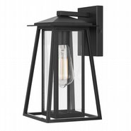 Tahoe 13 In 1-Light Matte Black Finish Outdoor Wall Sconce Lamp