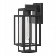 Tahoma 15 In 1-Light Matte Black Finish - Outdoor Wall Sconce Lamp