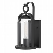 Essex 13 In 1- Light Matte Black Painted Outdoor Wall Sconce with Bell-shaped Design