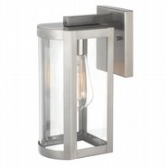 Esplanade 11 In 1-Light Polished Stainless-steel Outdoor Wall Sconce Lamp