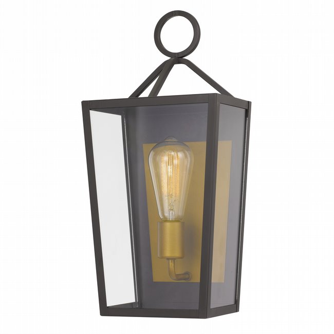 Monterrey 17 In 1-Light Satin Brass Outdoor Wall Sconce Lamp