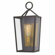 Monterrey 17 In 1-Light Satin Brass Outdoor Wall Sconce Lamp