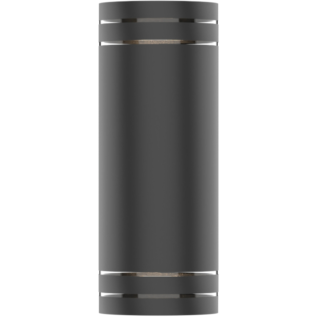 Sol LED Outdoor Wall Sconce Up or Down Porch Light Steel and Toughened Glass