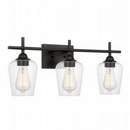 Bacchus 3-Light Antique Bronze Finish Vanity Light 6.75“ x24”x 9.75“