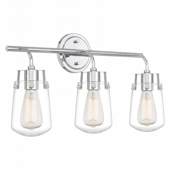 Bota 3-Light Chrome Finish Vanity Light 6.5“ x22”x 12.5“