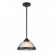 Lavery 1-Light Antique Bronze Finish Pendant 10.75“ x10.75”x 6.63“