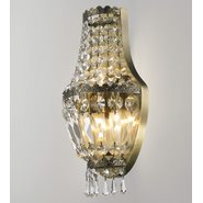 W23086AB8 Metropolitan 3 light Antique Bronze Finish with Clear Crystal Wall Sconce