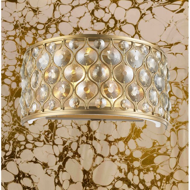 w23410mg12 Paris 2 Light Matte Gold Finish Wall Sconce