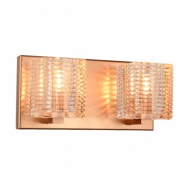 w23450mg10 Candella 2 Light Matte Gold Finish G9 Wall Sconce - Discontinued