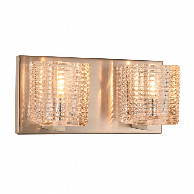 w23450mn10 Candella 2 Light Matte Nickel Finish G9 Wall Sconce - Discontinued