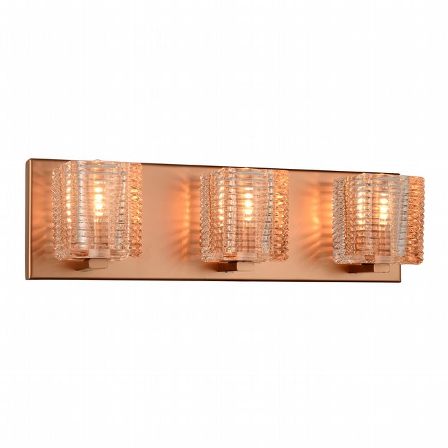 w23451mg17 Candella 3 Light Matte Gold Finish G9 Wall Sconce - Discontinued