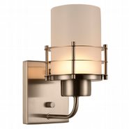 w23454mn5 Potomac 1 Light Matte Nickel Finish LED Wall Sconce - Discontinued