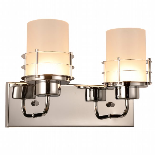 w23455c14 Potomac 2 Light Chrome Finish LED Wall Sconce - Discontinued