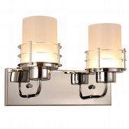 w23455c14 Potomac 2 Light Chrome Finish LED Wall Sconce - Discontinued
