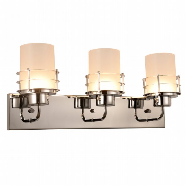 w23456c22 Potomac 3 Light Chrome Finish LED Wall Sconce - Discontinued