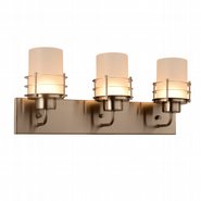 w23456mn22 Potomac 3 Light Matte Nickel Finish LED Wall Sconce - Discontinued