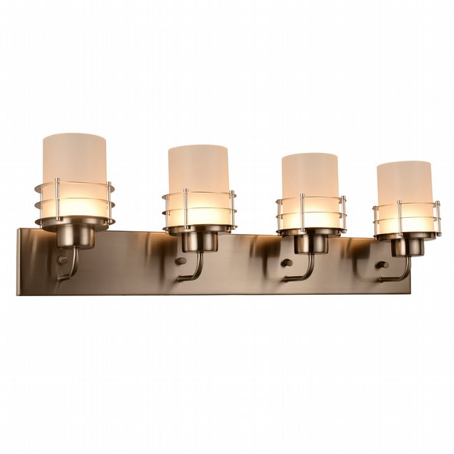 w23457mn30 Potomac 4 Light Matte Nickel Finish LED Wall Sconce - Discontinued