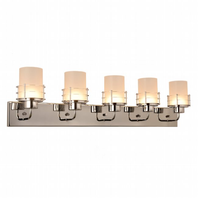 w23458c38 Potomac 5 Light Chrome Finish LED Wall Sconce - Discontinued