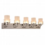 w23458c38 Potomac 5 Light Chrome Finish LED Wall Sconce - Discontinued