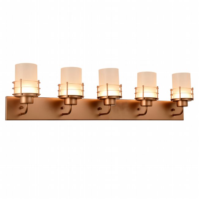 w23458mg38 Potomac 5 Light Matte Gold Finish LED Wall Sconce - Discontinued