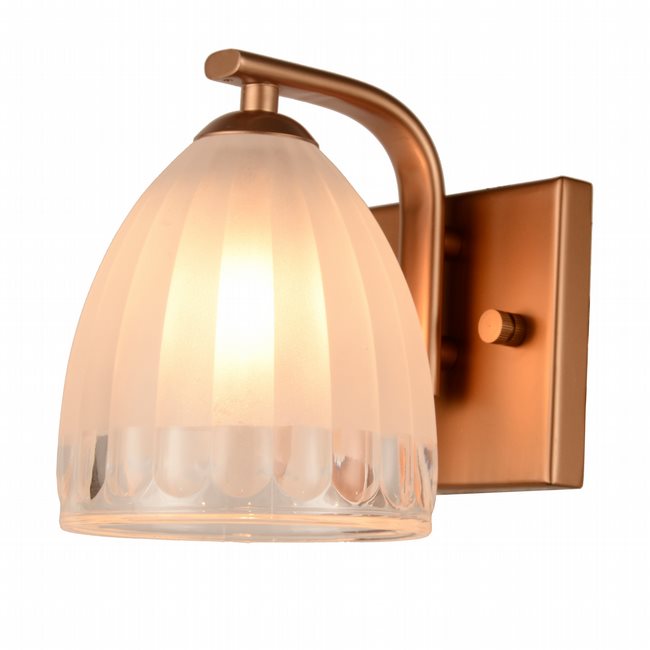w23459mg5 Blossom 1 Light Matte Gold Finish G9 Wall Sconce - Discontinued