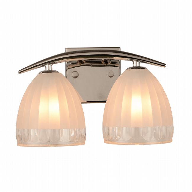 w23460c11 Blossom 2 Light Chrome Finish G9 Wall Sconce - Discontinued