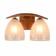 w23460mg11 Blossom 2 Light Matte Gold Finish G9 Wall Sconce - Discontinued
