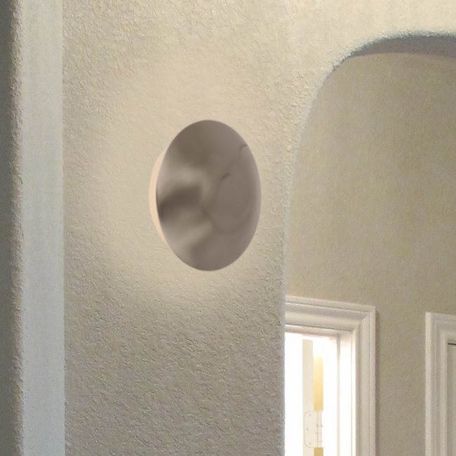 w23464mn6 Eclipse 1 Light Matte Nickel Finish LED Wall Sconce - Discontinued