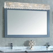 W23533C48 Cascade 10 Light Chrome Finish and Clear Crystal Vanity Light