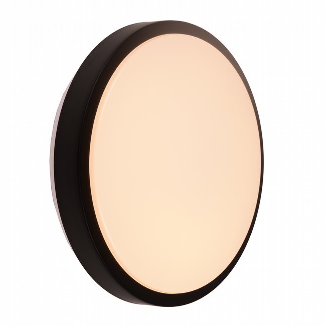 W23561MB13 Aperture Matte Black Opal (Acrylic) Wall Sconce/Ceiling Light, LEDx18W, 3500K