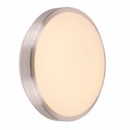 W23561BN13 Aperture Brushed Nickel Opal (Acrylic) Wall Sconce/Ceiling Light, LEDx18W, 3500K
