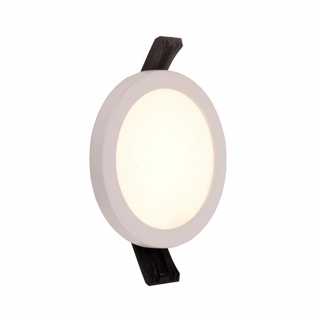 W23660MW4 Kyoto Matte White Opal (Acrylic) Wall Sconce/Ceiling Light, LEDx6W, D4H0.5, 3500K, ADA - Discontinued