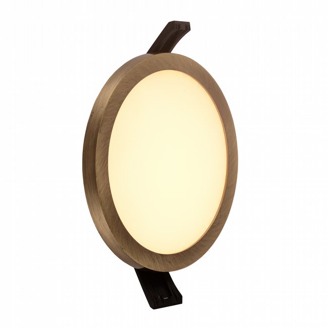 W23661BP5 Kyoto Bronze Opal (Acrylic) Wall Sconce/Ceiling Light, LEDx9W, D5H0.5, 3500K, ADA - Discontinued