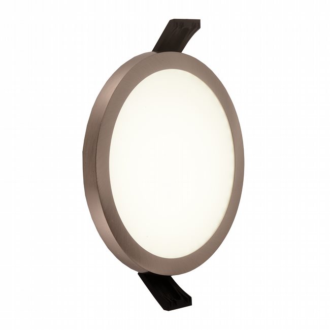 W23661BN5 Kyoto Brushed Nickel Opal (Acrylic) Wall Sconce/Ceiling Light, LEDx9W, D5H0.5, 3500K, ADA - Discontinued